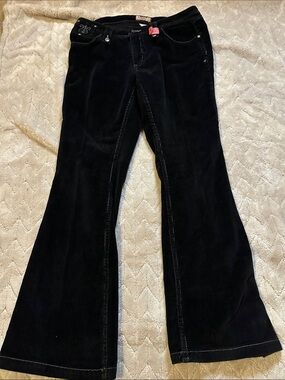 No Boundaries Black Corduroy Flare Jeans